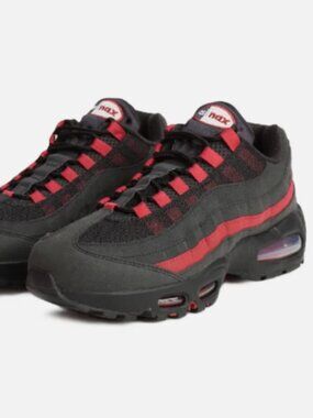 Nike Men's Air Max 95 OG Big Bubble Black/Crimson "MULTIPLE SIZE"